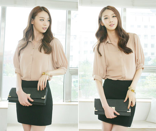 s Chân váy + áo sơ mi