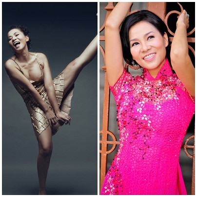 Dù không ăn mặc sexy nhưng Thu Minh vẫn quyến rũ.