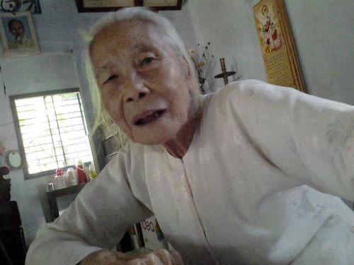 Cụ Trần Thị Sương kể lại toàn bộ sự việc rất chi tiết