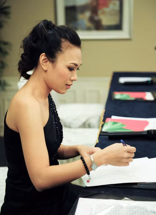 Son màu nude là màu được Mỹ Tâm thường sử dụng nhất.