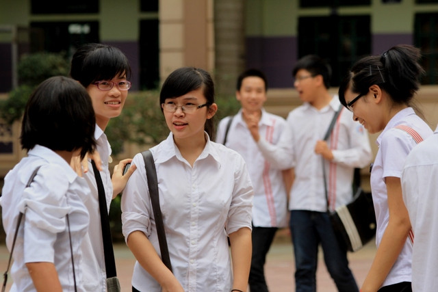 Kết quả làm bài môn Toán khiến rất nhiều thí sinh hài lòng và câu hỏi của các bạn thường là: "Có được 10 không?. Ảnh Xuân Trung Kết quả làm bài môn Toán khiến rất nhiều thí sinh hài lòng và câu hỏi của các bạn thường là: "Có được 10 không?. Ảnh Xuân Trung