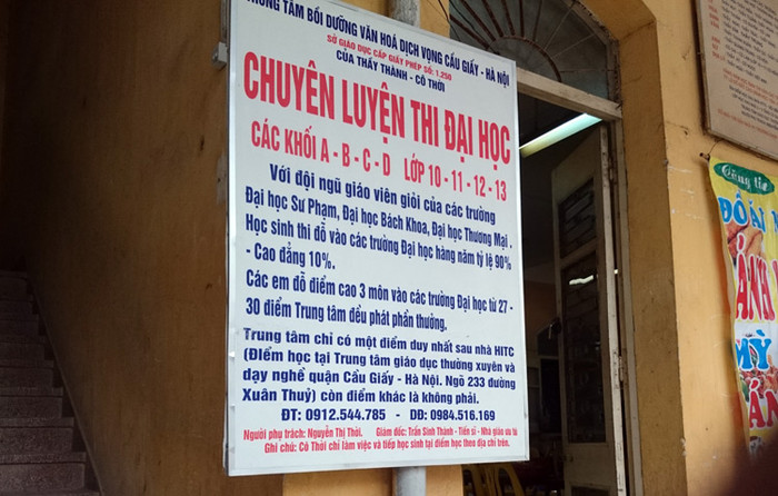 Ôn thi đại học cấp tốc: giá cao, ít người học ảnh 4