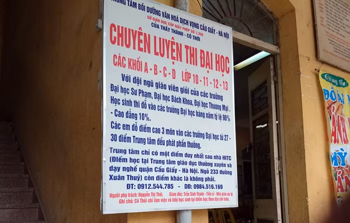 Ôn thi đại học cấp tốc: giá cao, ít người học ảnh 4