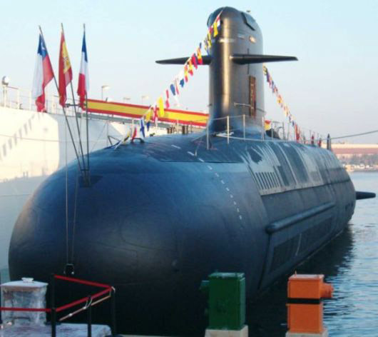 Tàu ngầm thông thường lớp Scorpene do Pháp chế tạo, đã bán cho Malaysia. Tàu ngầm thông thường lớp Scorpene do Pháp chế tạo, đã bán cho Malaysia.