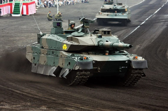 Xe tăng Type 10 tiên tiến nhất của Nhật Bản Xe tăng Type 10 tiên tiến nhất của Nhật Bản