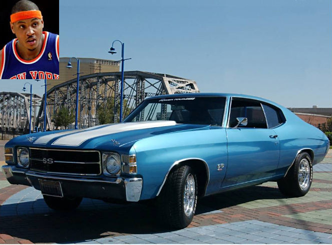 Carmelo Anthony sở hữu ‘xế khủng’ Chervolet Chevelle 71