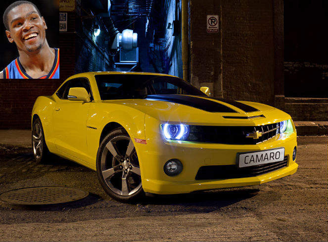 Kevin Durant sở hữu chiếc Chervolet Camero SS