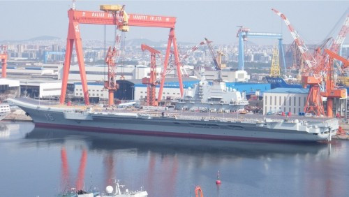Tàu sân bay Liêu Ninh, Hải quân Trung Quốc (nguồn mạng sịna Trung Quốc) Tàu sân bay Liêu Ninh, Hải quân Trung Quốc (nguồn mạng sịna Trung Quốc)