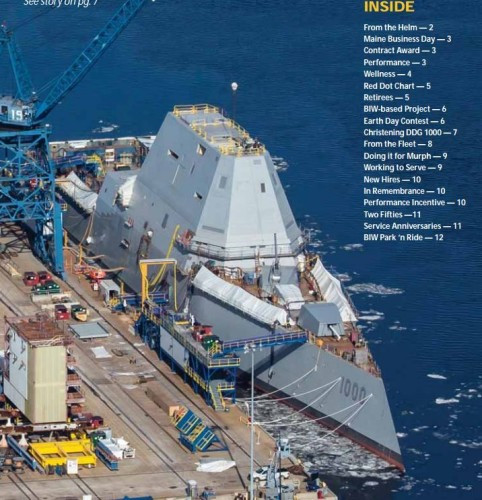 Tàu khu trục DDG-1000 lắp ráp Tàu khu trục DDG-1000 lắp ráp