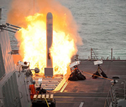 Tên lửa hành trình Tomahawk Mỹ (ảnh tư liệu)