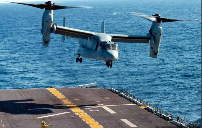 Máy bay vận tải MV-22 Osprey do Mỹ chế tạo Máy bay vận tải MV-22 Osprey do Mỹ chế tạo