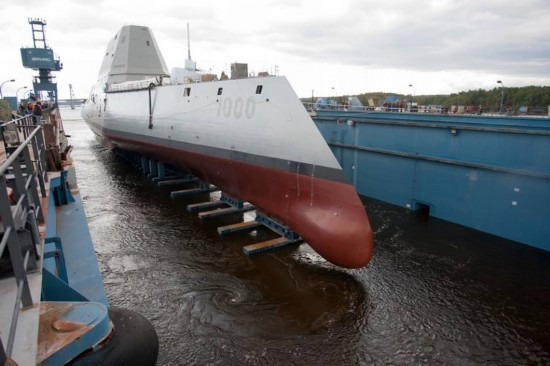 Tàu khu trục tàng hình USS Zumwalt DDG-1000 của Hải quân Mỹ Tàu khu trục tàng hình USS Zumwalt DDG-1000 của Hải quân Mỹ