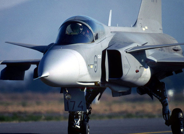 Máy bay chiến đấu JAS-39 Gripen Thụy Điển Máy bay chiến đấu JAS-39 Gripen Thụy Điển