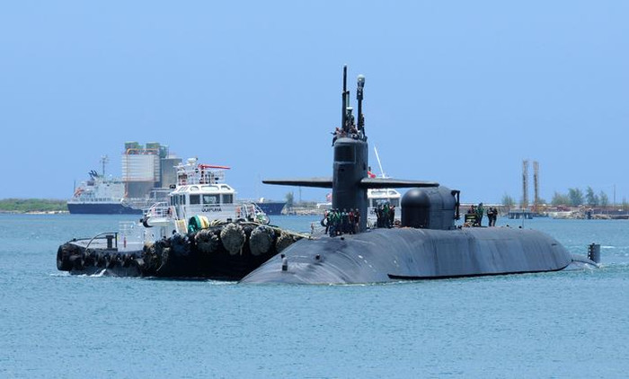 Tàu ngầm hạt nhân chiến lược USS Ohio Hải quân Mỹ Tàu ngầm hạt nhân chiến lược USS Ohio Hải quân Mỹ