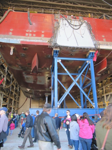 Mô đun tàu khu trục tàng hình DDG-1000 số 2 Mỹ (nguồn mạng sina Trung Quốc) Mô đun tàu khu trục tàng hình DDG-1000 số 2 Mỹ (nguồn mạng sina Trung Quốc)