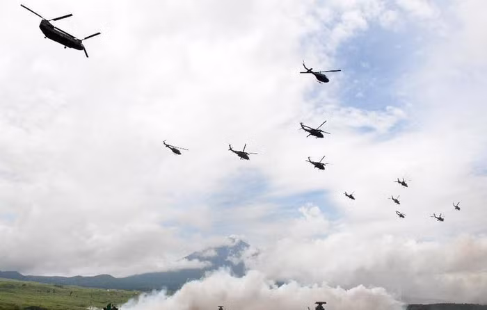 Diễn tập hỏa lực tổng hợp Fuji 2014 của Lực lượng Phòng vệ Nhật Bản