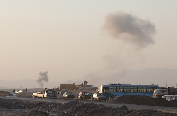 Máy bay F/A-18 Super Honert Mỹ không kích ở Iraq