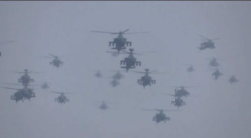Tiểu đoàn máy bay trực thăng AH-64D Apache thuộc lữ đoàn tấn công đường không 4, Quân đội Mỹ tại Hàn Quốc ngày 18 tháng 4 năm 2014 (ảnh minh họa) Tiểu đoàn máy bay trực thăng AH-64D Apache thuộc lữ đoàn tấn công đường không 4, Quân đội Mỹ tại Hàn Quốc ngày 18 tháng 4 năm 2014 (ảnh minh họa)