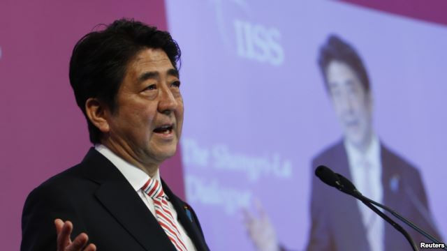 Tại Đối thoại Shangri-La 2014, Thủ tướng Nhật Bản Shinzo Abe tuyên bố Nhật Bản sẽ phát huy vai trò lớn hơn trong khu vực Tại Đối thoại Shangri-La 2014, Thủ tướng Nhật Bản Shinzo Abe tuyên bố Nhật Bản sẽ phát huy vai trò lớn hơn trong khu vực