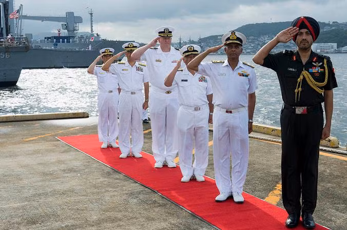 Mỹ-Nhật-Ấn tập trận chung ở vùng biển phía nam Nhật Bản từ ngày 25 - 30 tháng 7 năm 2014