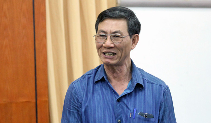 PGS. Vũ Quang Hiển. Ảnh Xuân Trung PGS. Vũ Quang Hiển. Ảnh Xuân Trung