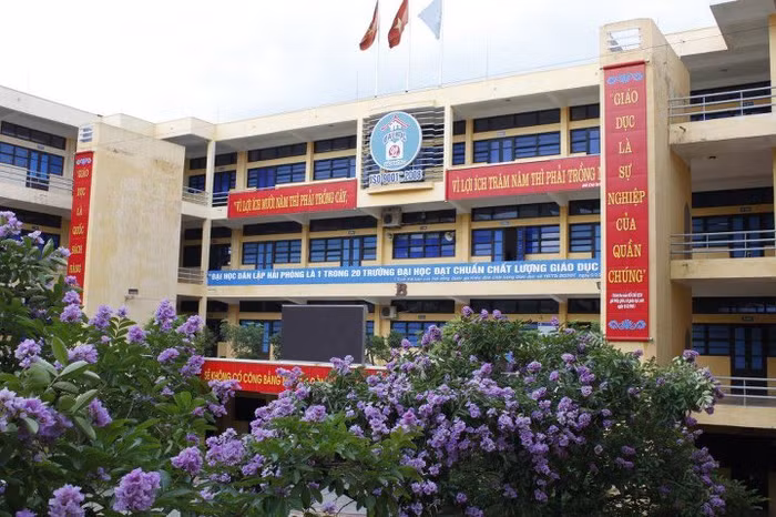 Trường Đại học DL Hải Phòng. Ảnh minh họa Website nhà trường.