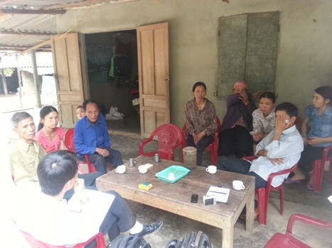 Trong cuộc trao đổi với phóng viên, người dân xã Bắc Sơn cho rằng cán bộ xã đã không giữ lời Trong cuộc trao đổi với phóng viên, người dân xã Bắc Sơn cho rằng cán bộ xã đã không giữ lời