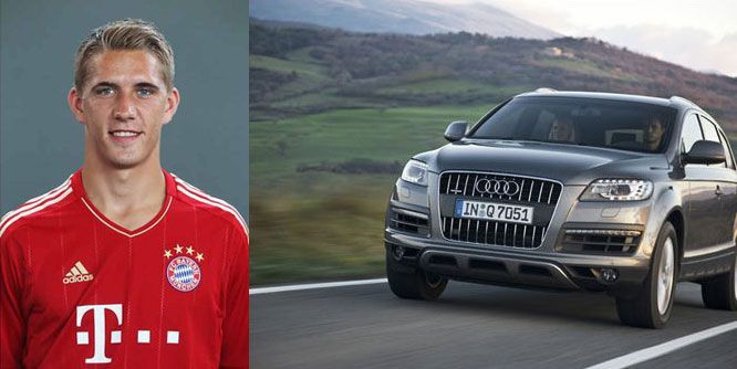 Audi Q7 cũng là chiếc xe tiền đạo trẻ Nils Petersen đang sử dụng Audi Q7 cũng là chiếc xe tiền đạo trẻ Nils Petersen đang sử dụng