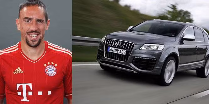 Giống như Gomez, tiền vệ tài năng Franck Ribery cũng sở hữu chiếc Audi Q7 V12