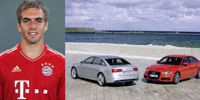 Riêng đội trưởng Philip Lahm lại sở hữu chiếc Audi A6 Riêng đội trưởng Philip Lahm lại sở hữu chiếc Audi A6