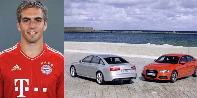 Riêng đội trưởng Philip Lahm lại sở hữu chiếc Audi A6
