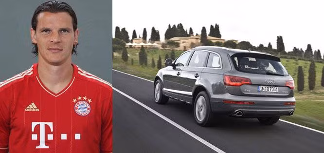 Hậu vệ Van Buyten lại yêu thích chiếc Audi A7 Off Road