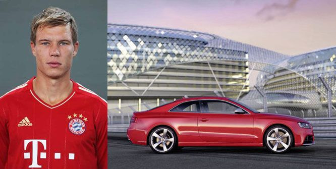 Hậu vệ Holger Badstuber sở hữu chiếc xế hộp Audi RS5 màu đỏ Hậu vệ Holger Badstuber sở hữu chiếc xế hộp Audi RS5 màu đỏ