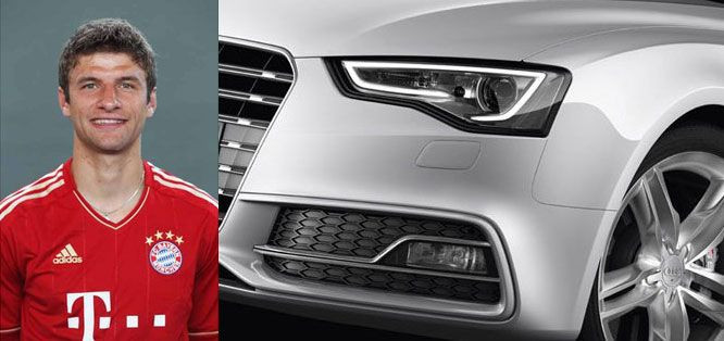 Tiền đạo Thomas Muller sở hữu chiếc xế hộp Audi RS5 màu trắng Tiền đạo Thomas Muller sở hữu chiếc xế hộp Audi RS5 màu trắng
