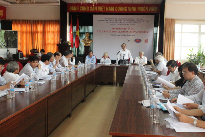 Hội thảo quy tụ nhưng chuyên gia đầu ngành của giới sử học Việt Nam. Ảnh Xuân Trung