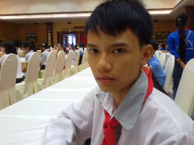 Em Đỗ Quốc Anh đã xả thân cứu bạn cùng trường 3 lần. Ảnh Xuân Trung