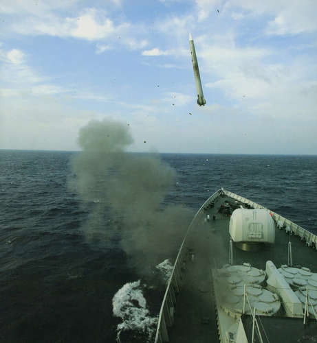 Tên lửa phóng không HHQ-9 bắn từ tàu chiến, Hải quân Trung Quốc Tên lửa phóng không HHQ-9 bắn từ tàu chiến, Hải quân Trung Quốc