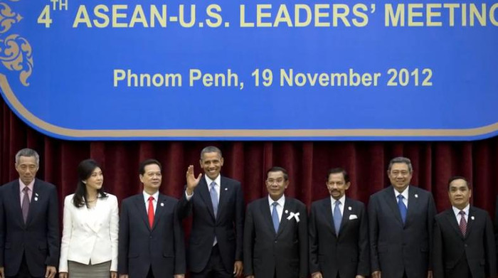 Các nhà lãnh Mỹ và ASEAN (nguồn Thediplomat.com) Các nhà lãnh Mỹ và ASEAN (nguồn Thediplomat.com)