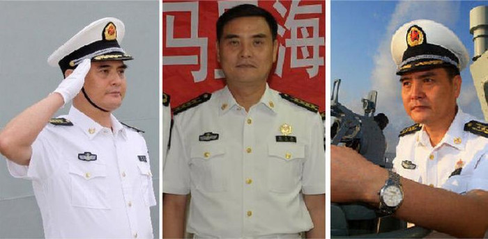 Tham mưu trưởng Hạm đội Nam Hải, thiếu tướng Trương Văn Đán, sinh tháng 1 năm 1958, người Phú Dương, Chiết Giang, Trung Quốc, từng làm thuyền trưởng, chủ nhiệm Trung tâm huấn luyện tàu chiến Hạm đội Nam Hải, chi đội trưởng chi đội thuyền máy hải quân, Phó Tham mưu trưởng Hạm đội Nam Hải.