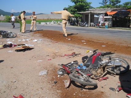 Hiện trường vụ tai nạn Hiện trường vụ tai nạn