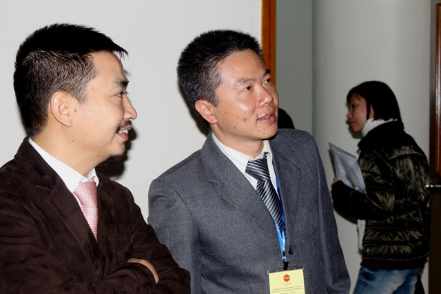 Theo GS Châu, một trong những nguyên nhân khiến trình độ giảng viên toán ở các trường đại học hiện nay thấp có căn nguyên từ gốc, do điểm chuẩn đầu vào các ngành khoa học cơ bản, toán thấp. Ảnh Xuân Trung Theo GS Châu, một trong những nguyên nhân khiến trình độ giảng viên toán ở các trường đại học hiện nay thấp có căn nguyên từ gốc, do điểm chuẩn đầu vào các ngành khoa học cơ bản, toán thấp. Ảnh Xuân Trung