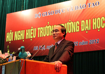 Phó Thủ tướng yêu cầu Bộ Giáo dục cần rà soát lại chỉ tiêu hệ thống phát triển GDĐH đến năm 2020.