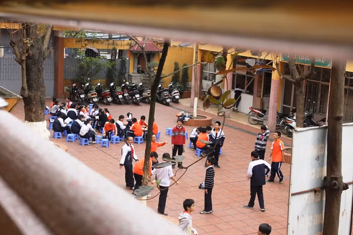 Chùm ảnh: Đổi giờ học, nên mới thế này đây! ảnh 1