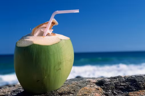 Nước dừa: Nước dừa là một nguồn gốc tự nhiên tốt nhất của chất điện giải. Nước dừa còn có các khoáng chất như sắt, canxi, mangan tốt cho tóc và da. Vì vậy, đừng quên uống nước dừa trong mùa hè này nhé. Xem thêm: Những loại thực phẩm cực tốt cho ‘đấng mày râu’ (P2)/Gia cầm và những tác dụng cực tốt đối với sức khỏe