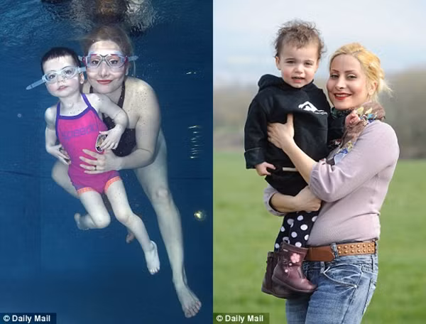 Cô Sanam chia sẻ thêm, sau khi sinh ra, Rosanna bị khó thở do một khối u ở tim. Mặc dù đây là khối u lành tính nhưng nó gây cản trở cho việc lưu thông máu. Sau ca phẫu thuật tách bỏ khối u, cô bé được làm quen với bể bơi như là 1 bài tập thể chất giúp cơ thể mau bình phục. Ngay lần đầu tiên tiếp xúc với nước, Rosanna đã tỏ ra vô cùng thích thú, bé không sợ hãi và hét lên như những đứa trẻ thông thường. Ảnh: Gia đình Rosanna rất tự hào về cô bé. Xem thêm: Những loại cá cực tốt cho sức khỏe (P2) / Cá quả: Những công dụng tuyệt vời có thể bạn chưa biết