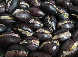 Trám dùng làm thuốc thường là trám trắng. Cùi trám giàu đạm, đường, một số vitamin, đặc biệt đáng chú ý là vitamin C và các khoáng chất như canxi, phốt pho, kali, magne, sắt, kẽm... Xem thêm: Những thực phẩm cực tốt cho "đấng mày râu"/ Những loài cá nước ngọt cực tốt cho sức khỏe Trám dùng làm thuốc thường là trám trắng. Cùi trám giàu đạm, đường, một số vitamin, đặc biệt đáng chú ý là vitamin C và các khoáng chất như canxi, phốt pho, kali, magne, sắt, kẽm... Xem thêm: Những thực phẩm cực tốt cho "đấng mày râu"/ Những loài cá nước ngọt cực tốt cho sức khỏe