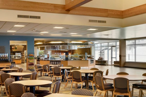 Khu bán nước uống thật sang trọng