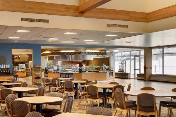 Khu bán nước uống thật sang trọng