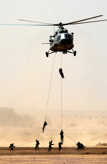 Đặc nhiệm Ấn Độ tiến hành diễn tập đối phó Trung Quốc