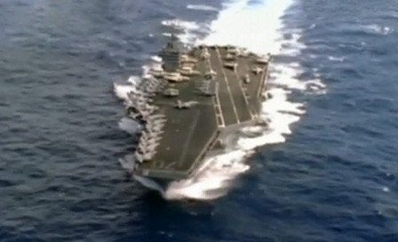 Tàu sân bay USS George Washington của Hải quân Mỹ trên biển Đông Tàu sân bay USS George Washington của Hải quân Mỹ trên biển Đông